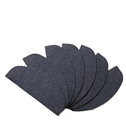 Selbstklebende Treppenstufen Schritt ， 7er-Pack Selbstklebende, frei zuschneidbare Treppenstufen 55x21cm Polyester Mehrfarbig(Grey) von LCUVIMPEX
