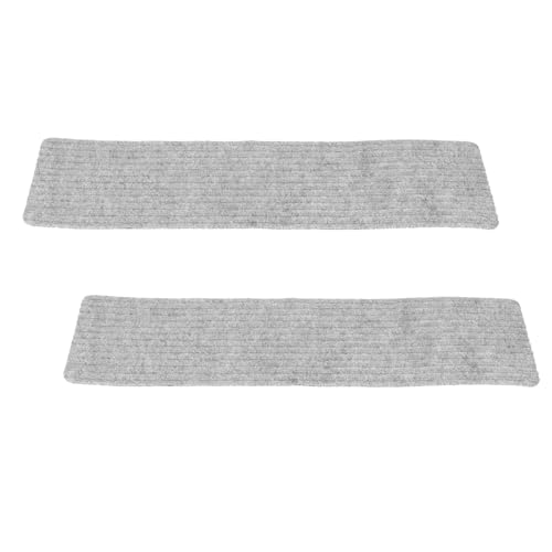Selbstklebende Treppenstufen Schritt ， Selbstklebende Teppich-Treppenstufenmatten, Mehrfarbig, 2er-Pack(Grey) von LCUVIMPEX