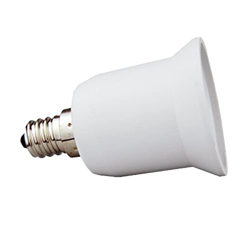 Sockel-Adapter, E12 auf E26 Adapter Kerzenschraube E12 auf mittlere Schraube E26 Fassung Vergrößerungsadapter Konverter Sockel-Adapter, E12 auf E26 Adapter Kerzenschraube E12 auf mittlere Schraube E26 Fassung Vergrößerungsadapter Konverter von LCUVIMPEX
