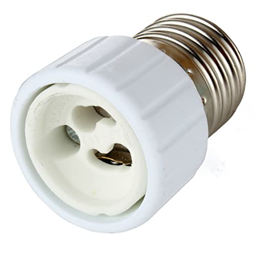 Sockel-Adapter, E27 auf GU10 Porzellan Lampensockel Konverter 100-250V AC Universal Schraubsockel Keramik von LCUVIMPEX