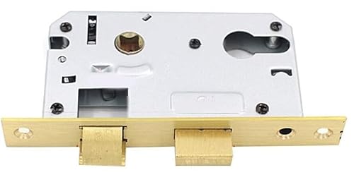 Türschloss mit zentraler Getriebe, Einsteckschloss Mittelgehäuse Edelstahl Hebel Schwarz und Weiß Türschloss mit zentraler Getriebe, Einsteckschloss Mittelgehäuse Edelstahl Hebel Schwarz und Weiß von LCUVIMPEX