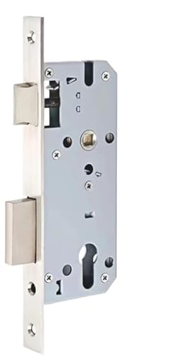 Türschloss mit zentraler Getriebe, Einsteckschloss aus Edelstahl mit Achsabstand 85 mm und Türrand 20–60(8540) von LCUVIMPEX