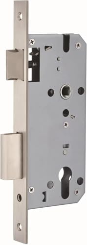 Türschloss mit zentraler Getriebe, Einsteckschloss aus Edelstahl mit Achsabstand 85 mm und Türrand 20–60(8550) von LCUVIMPEX