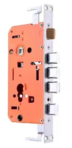 Türschloss mit zentraler Getriebe, Sicherheits-Einsteckschloss-Körper-Hardware-Beschläge mit 2 Löchern, mehrere Größen, Edelstahl(24 * 260mm) von LCUVIMPEX