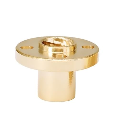 Über exzonierte, edelstahlgebrannte nutten, T6 Leitspindel Messing Trapezflanschmutter Mehrere Größen(Pitch 2mm lead 12mm) von LCUVIMPEX