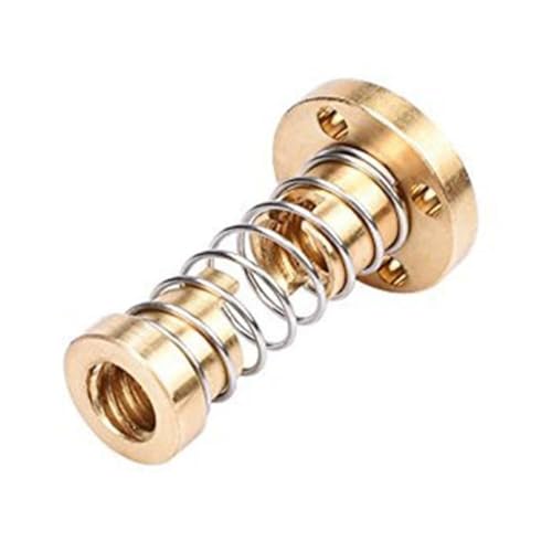Über exzonierte, edelstahlgebrannte nutten, T8 Flansch Gewindespindel Mutter TR8x2 TR8x8 8mm Durchmesser Mehrere Leitungen(2mm pitch 8mm lead) von LCUVIMPEX