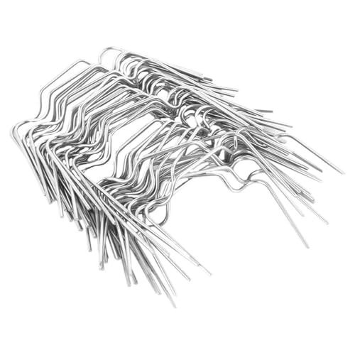 Wäscheklammern einer W. Edelstahl-Gewächshaus-Verglasungsklammern, silberfarben, 70 x 35 15 mm, 100 Stück von LCUVIMPEX