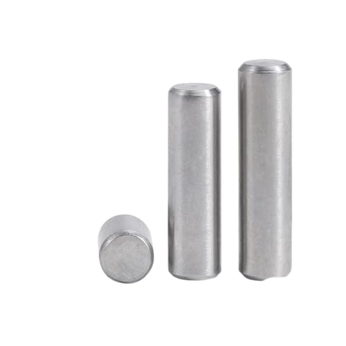 Zylindrischer Stift aus Edelstahl, Solider zylindrischer fester Passstift 304 Edelstahl, mehrere Größen(M2x35(50pcs)) von LCUVIMPEX