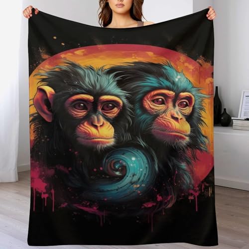 AFFE Kuscheldecke Flauschig Decke, Flannel Weiche Sofadecke, Fleecedecke, Wohndecke - Pflegeleicht - Warm 140×180cm von LCWWW