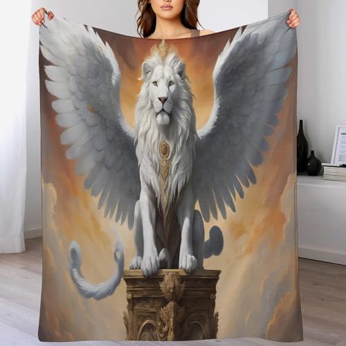 Animal Löwe Dick Decke Weich Wärme Gemütlich Flannel-Fleece Sofadecke Deckeldecke 3D Bilder Wohndecke Für Bett/Sofa 130×180cm Animal Löwe Dick Decke Weich Wärme Gemütlich Flannel-Fleece Sofadecke Deckeldecke 3D Bilder Wohndecke Für Bett/Sofa 130×180cm von LCWWW