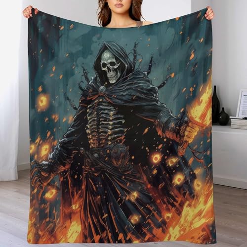 Black Fire Leach Dick Decke Weich Wärme Gemütlich Flannel-Fleece Sofadecke Deckeldecke Couchdecke Vier Jahreszeiten Bett Decken 100×130cm Black Fire Leach Dick Decke Weich Wärme Gemütlich Flannel-Fleece Sofadecke Deckeldecke Couchdecke Vier Jahreszeiten Bett Decken 100×130cm von LCWWW