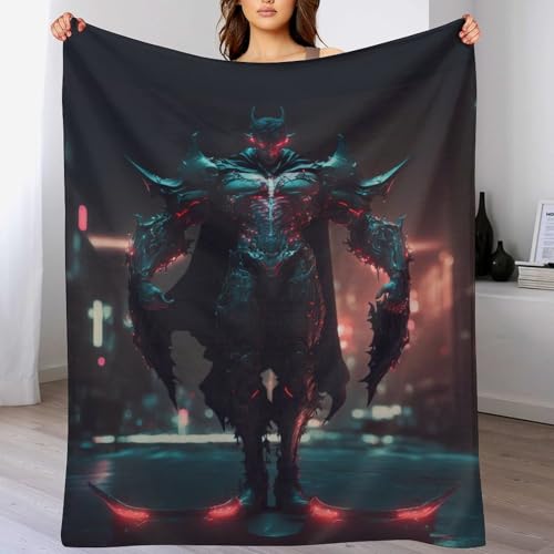 Cyborg Flauschige Decke Fleecedecke Weich Und Warm Als Sofadecke, Wohndecke Oder Tagesdecke, Decken Für Couch 100×130cm von LCWWW