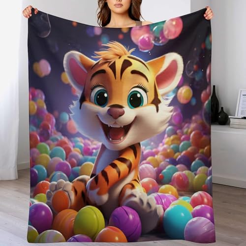 Decke Tiger Flauschige BettDecke, Extra Weich & Warm, Wohndecke Flannel Fleece Decke Als Sofadecke & Couchdecke 150×200cm Decke Tiger Flauschige BettDecke, Extra Weich & Warm, Wohndecke Flannel Fleece Decke Als Sofadecke & Couchdecke 150×200cm von LCWWW