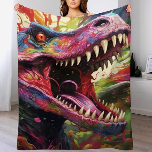 Dinosaurier Dick Decke Weich Wärme Gemütlich Flannel-Fleece Sofadecke Deckeldecke 3D Bilder Wohndecke Für Bett/Sofa 130×150cm Dinosaurier Dick Decke Weich Wärme Gemütlich Flannel-Fleece Sofadecke Deckeldecke 3D Bilder Wohndecke Für Bett/Sofa 130×150cm von LCWWW