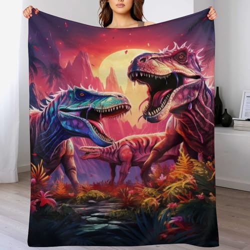 Dinosaurier Dick Decke Weich Wärme Gemütlich Flannel-Fleece Sofadecke Deckeldecke 3D Bilder Wohndecke Für Bett/Sofa 130×150cm Dinosaurier Dick Decke Weich Wärme Gemütlich Flannel-Fleece Sofadecke Deckeldecke 3D Bilder Wohndecke Für Bett/Sofa 130×150cm von LCWWW