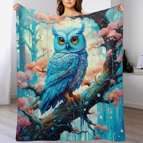 Eule Dick Decke Weich Wärme Gemütlich Flannel-Fleece Sofadecke Deckeldecke 3D Bilder Wohndecke Für Bett/Sofa 130×180cm Eule Dick Decke Weich Wärme Gemütlich Flannel-Fleece Sofadecke Deckeldecke 3D Bilder Wohndecke Für Bett/Sofa 130×180cm von LCWWW