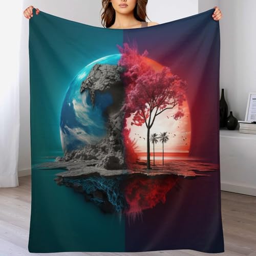 Fantasy Landschaft Dick Decke Weich Wärme Gemütlich Flannel-Fleece Sofadecke Deckeldecke 3D Bilder Wohndecke Für Bett/Sofa 140×180cm Fantasy Landschaft Dick Decke Weich Wärme Gemütlich Flannel-Fleece Sofadecke Deckeldecke 3D Bilder Wohndecke Für Bett/Sofa 140×180cm von LCWWW