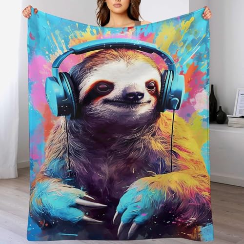 Faultier Dick Decke Weich Wärme Gemütlich Flannel-Fleece Sofadecke Deckeldecke 3D Bilder Wohndecke Für Bett/Sofa 150×200cm Faultier Dick Decke Weich Wärme Gemütlich Flannel-Fleece Sofadecke Deckeldecke 3D Bilder Wohndecke Für Bett/Sofa 150×200cm von LCWWW