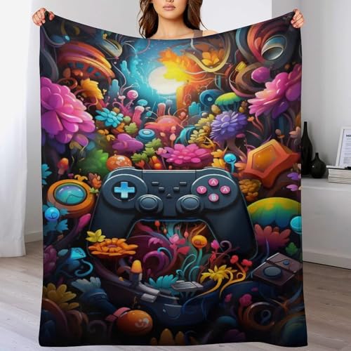 Gamecontroller Dick Decke Weich Wärme Gemütlich Flannel-Fleece Sofadecke Deckeldecke 3D Bilder Wohndecke Für Bett/Sofa 100×130cm Gamecontroller Dick Decke Weich Wärme Gemütlich Flannel-Fleece Sofadecke Deckeldecke 3D Bilder Wohndecke Für Bett/Sofa 100×130cm von LCWWW
