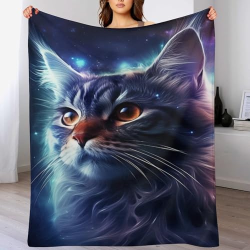 Katze Dick Decke Weich Wärme Gemütlich Flannel-Fleece Sofadecke Deckeldecke 3D Bilder Wohndecke Für Bett/Sofa 100×130cm Katze Dick Decke Weich Wärme Gemütlich Flannel-Fleece Sofadecke Deckeldecke 3D Bilder Wohndecke Für Bett/Sofa 100×130cm von LCWWW