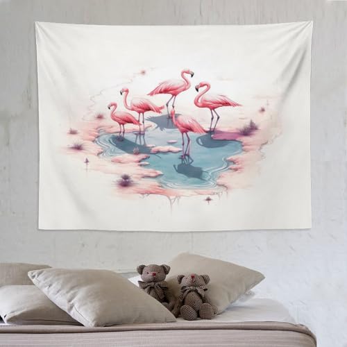LCWWW Animal Flamingo Wandteppich Wandtuch Wandbehang, Wandteppiche Aesthetic, Tapisserie Für Schlafzimmer, Home Dekor Wandtücher 150×200cm LCWWW Animal Flamingo Wandteppich Wandtuch Wandbehang, Wandteppiche Aesthetic, Tapisserie Für Schlafzimmer, Home Dekor Wandtücher 150×200cm von LCWWW