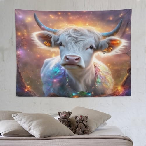 LCWWW Animal Kuh Wandteppich 3d Drucken Wandbehang Tapisserie Für Zimmerdekoration Wanddekorationskunst 150×200cm LCWWW Animal Kuh Wandteppich 3d Drucken Wandbehang Tapisserie Für Zimmerdekoration Wanddekorationskunst 150×200cm von LCWWW