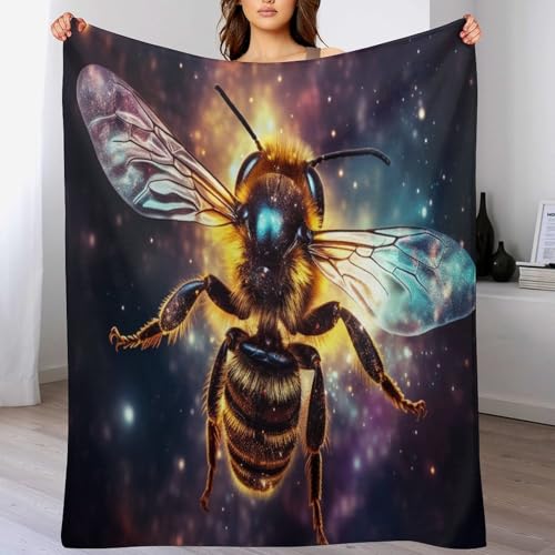 LCWWW Biene Decke Vier Jahreszeiten Bett Wohndecke Sofadecke Couchdecke Flannel Sofaüberwurf Weich Und Flauschig Fleecedecke 150×200cm LCWWW Biene Decke Vier Jahreszeiten Bett Wohndecke Sofadecke Couchdecke Flannel Sofaüberwurf Weich Und Flauschig Fleecedecke 150×200cm von LCWWW