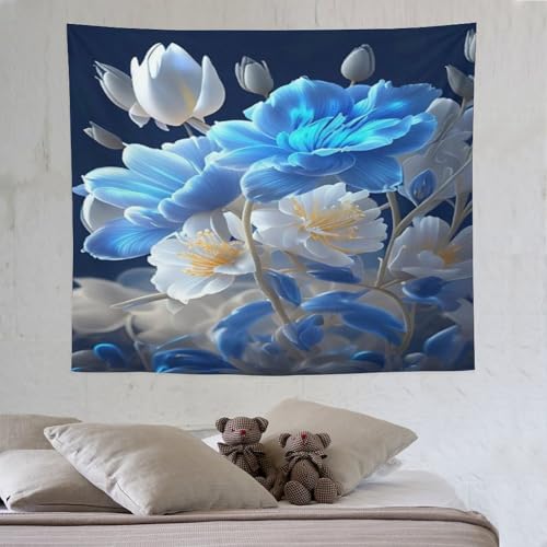 LCWWW Blume Wandteppich 3D-gedruckt Wandbehang Tapisserie Geeignet Für Raumdekoration Heim-Wanddekoration 130×150cm LCWWW Blume Wandteppich 3D-gedruckt Wandbehang Tapisserie Geeignet Für Raumdekoration Heim-Wanddekoration 130×150cm von LCWWW