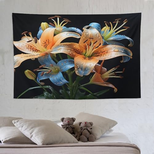 LCWWW Blume Wandteppich 3d Drucken Wandbehang Wandteppiche Geeignet Für Raumdekoration Heim-Wanddekoration Tapisserie 150×230cm LCWWW Blume Wandteppich 3d Drucken Wandbehang Wandteppiche Geeignet Für Raumdekoration Heim-Wanddekoration Tapisserie 150×230cm von LCWWW