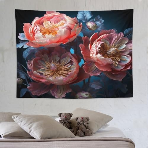 LCWWW Blume Wandteppich Wandbehang Für Wohnzimmer Tapisserie Schlafzimmer Wohnheim Wandtuch Wanddeko 150×200cm LCWWW Blume Wandteppich Wandbehang Für Wohnzimmer Tapisserie Schlafzimmer Wohnheim Wandtuch Wanddeko 150×200cm von LCWWW