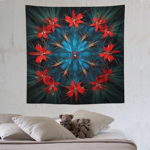LCWWW Blume Wandteppich Wandtuch Wandbehang Tapestry Wanddekoration Wandkunst Tapisserie Wandtücher 150×150cm LCWWW Blume Wandteppich Wandtuch Wandbehang Tapestry Wanddekoration Wandkunst Tapisserie Wandtücher 150×150cm von LCWWW