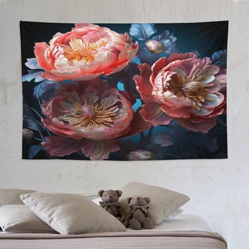 LCWWW Blume Wandteppiche Poster Ornament Wandbehang Wandteppich Wanddeko Für Wohnzimmer Schlafzimmer Tapisserie 150×230cm LCWWW Blume Wandteppiche Poster Ornament Wandbehang Wandteppich Wanddeko Für Wohnzimmer Schlafzimmer Tapisserie 150×230cm von LCWWW