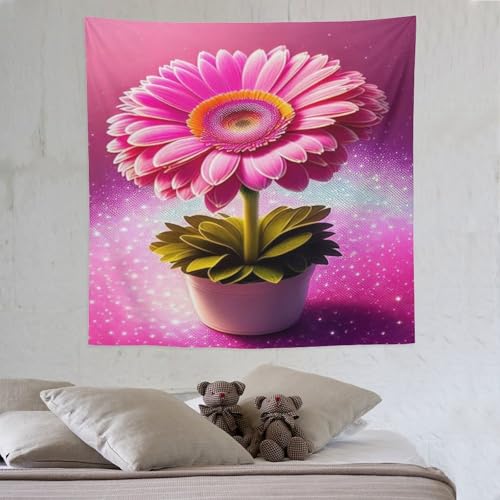 LCWWW Blumen Wandteppich 3D-gedruckt Wandbehang Tapisserie Geeignet Für Raumdekoration Heim-Wanddekoration 150×150cm LCWWW Blumen Wandteppich 3D-gedruckt Wandbehang Tapisserie Geeignet Für Raumdekoration Heim-Wanddekoration 150×150cm von LCWWW