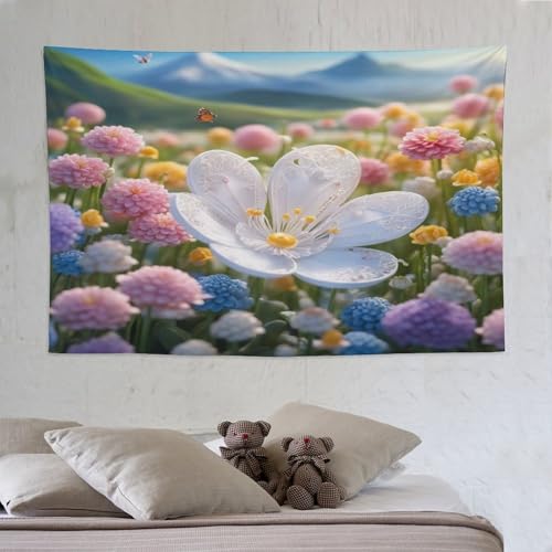 LCWWW Blumen Wandteppich 3D-gedruckt Wandbehang Tapisserie Geeignet Für Raumdekoration Heim-Wanddekoration 150×230cm LCWWW Blumen Wandteppich 3D-gedruckt Wandbehang Tapisserie Geeignet Für Raumdekoration Heim-Wanddekoration 150×230cm von LCWWW