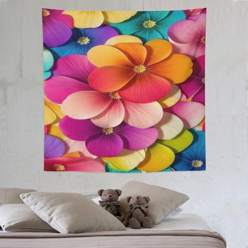 LCWWW Blumen Wandteppich 3d Drucken Wandbehang Tapisserie Für Wohnzimmer Wohnheim Dekor Heim-Wanddekoration 150×150cm LCWWW Blumen Wandteppich 3d Drucken Wandbehang Tapisserie Für Wohnzimmer Wohnheim Dekor Heim-Wanddekoration 150×150cm von LCWWW