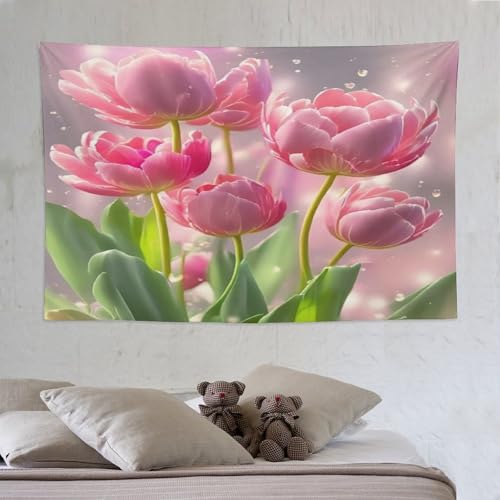 LCWWW Blumen Wandteppich 3d Drucken Wandbehang Tapisserie Für Wohnzimmer Wohnheim Dekor Heim-Wanddekoration 150×230cm LCWWW Blumen Wandteppich 3d Drucken Wandbehang Tapisserie Für Wohnzimmer Wohnheim Dekor Heim-Wanddekoration 150×230cm von LCWWW