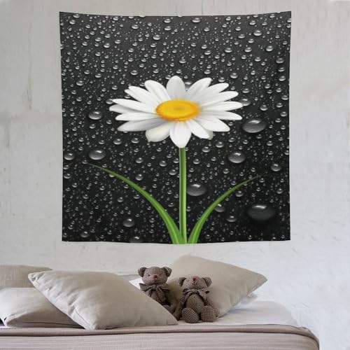 LCWWW Blumen Wandteppiche Poster Ornament Wandbehang Wandteppich Wanddeko Für Wohnzimmer Schlafzimmer Tapisserie 150×150cm LCWWW Blumen Wandteppiche Poster Ornament Wandbehang Wandteppich Wanddeko Für Wohnzimmer Schlafzimmer Tapisserie 150×150cm von LCWWW