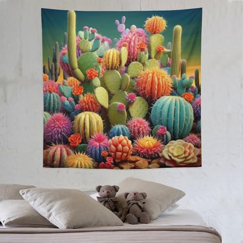 LCWWW Kaktus Wandteppich 3d Drucken Wandbehang Wandteppiche Geeignet Für Raumdekoration Heim-Wanddekoration Tapisserie 150×150cm LCWWW Kaktus Wandteppich 3d Drucken Wandbehang Wandteppiche Geeignet Für Raumdekoration Heim-Wanddekoration Tapisserie 150×150cm von LCWWW