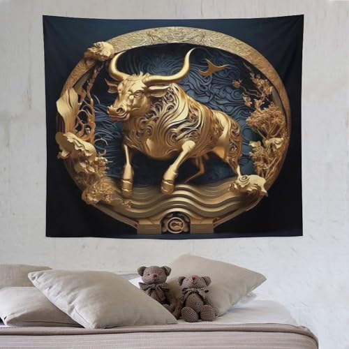 LCWWW Kuh Tapisserie Wandbehang,Polyester Wandteppich, Wandtücher Für Zimmer Wohnheim Schlafazimmer 130×150cm LCWWW Kuh Tapisserie Wandbehang,Polyester Wandteppich, Wandtücher Für Zimmer Wohnheim Schlafazimmer 130×150cm von LCWWW