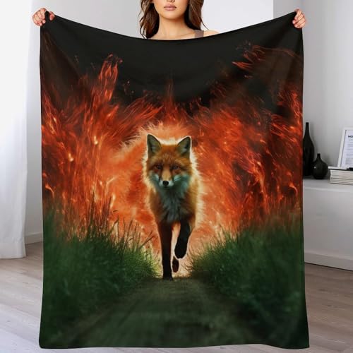 LCWWW Kuscheldecke Flanell Flannel Tier Fuchs Decken Gedruckte Fleecedecke Weich Wohndecke Tagesdecke Sofadecke Decke Sofa & Bett 130×180cm LCWWW Kuscheldecke Flanell Flannel Tier Fuchs Decken Gedruckte Fleecedecke Weich Wohndecke Tagesdecke Sofadecke Decke Sofa & Bett 130×180cm von LCWWW