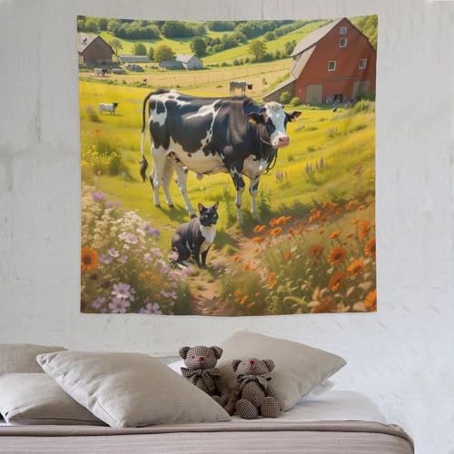 LCWWW Milk Cow Wandteppich Wandtuch Drucken Wandbehang Tapestry Aesthetic Ultraweiche Psychedelisch Dekorativer Tapisserie Für Schlafzimmer 150×150cm LCWWW Milk Cow Wandteppich Wandtuch Drucken Wandbehang Tapestry Aesthetic Ultraweiche Psychedelisch Dekorativer Tapisserie Für Schlafzimmer 150×150cm von LCWWW