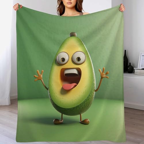 LCWWW Obst Decke,Vier Jahreszeiten Weich Wohndecke Schlafdecke Sofadecke Pelzdecke Couchdecke Flannel Bett Decken 150×200cm von LCWWW