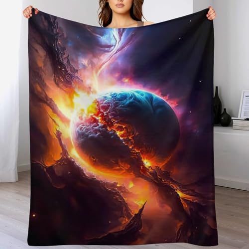 LCWWW Planet Sternry Himmel Decke Vier Jahreszeiten Wohndecke Couchdecke Weiche Fleecedecke Flannel Sofaüberwurf Tagesdecke Für Bett/Sofa 130×150cm LCWWW Planet Sternry Himmel Decke Vier Jahreszeiten Wohndecke Couchdecke Weiche Fleecedecke Flannel Sofaüberwurf Tagesdecke Für Bett/Sofa 130×150cm von LCWWW