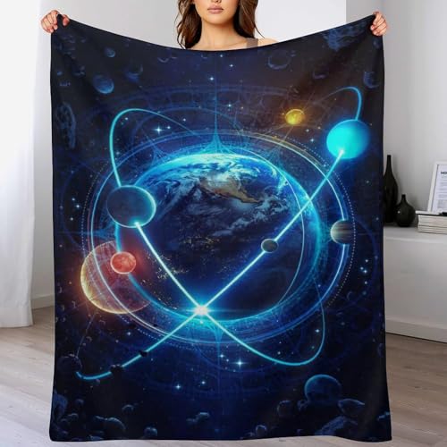 LCWWW Planet Sternry Himmel Wohndecke Weiche Flannel-Decke Sofadecke Fleece-Decken Vier Jahreszeiten Wohndecke Für Bett/Couch 150×200cm LCWWW Planet Sternry Himmel Wohndecke Weiche Flannel-Decke Sofadecke Fleece-Decken Vier Jahreszeiten Wohndecke Für Bett/Couch 150×200cm von LCWWW