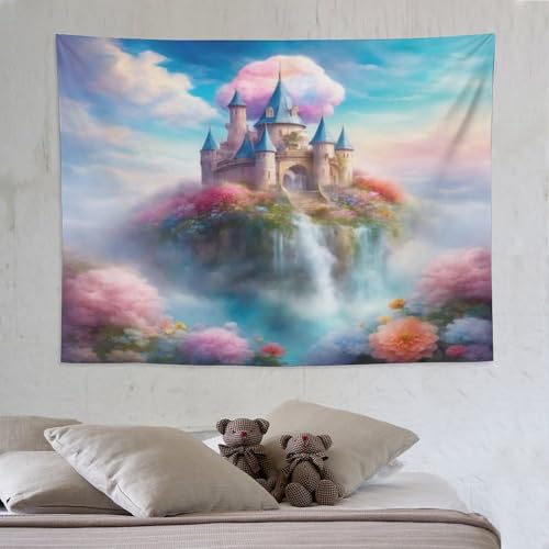 LCWWW Schloss Tapisserie 3D Druck Robbe Wandteppich Aesthetic Wand Teppiche,für Wohnzimmer Schlafzimme Tapestry 150×200cm LCWWW Schloss Tapisserie 3D Druck Robbe Wandteppich Aesthetic Wand Teppiche,für Wohnzimmer Schlafzimme Tapestry 150×200cm von LCWWW
