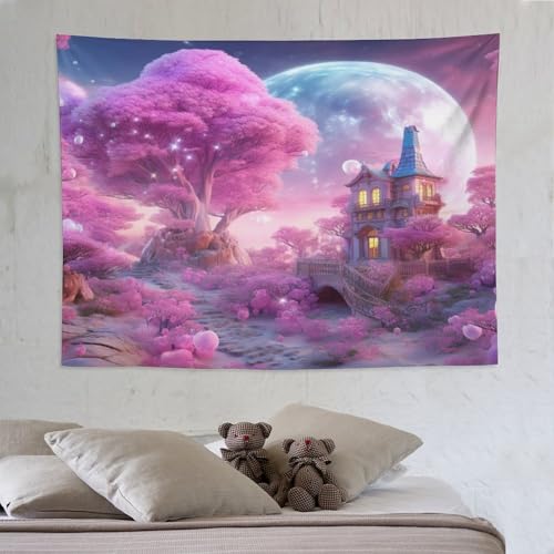 LCWWW Schloss Wandteppich Wandbehang,Überwurf Wandteppiche Für Wohnzimmer, Wohnkultur,Tapisserie Wandkunst Für Schlafzimmer 150×200cm LCWWW Schloss Wandteppich Wandbehang,Überwurf Wandteppiche Für Wohnzimmer, Wohnkultur,Tapisserie Wandkunst Für Schlafzimmer 150×200cm von LCWWW