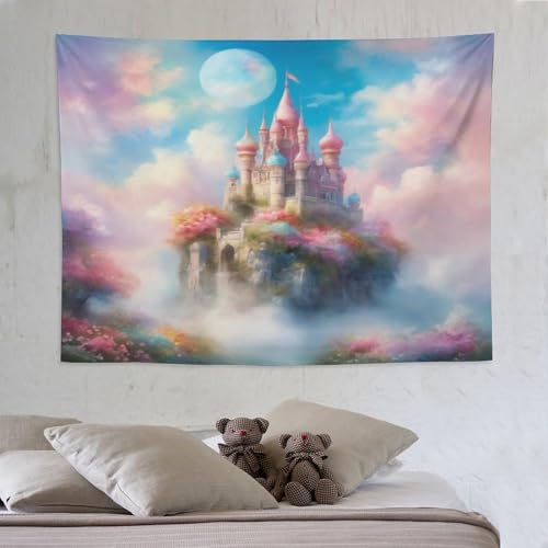 LCWWW Schloss Wandteppich Wandbehang Tapisserie Für Männer Frauen Schlafzimmer Ästhetischer Wandteppiche Für Wohnheimdekoration 150×200cm LCWWW Schloss Wandteppich Wandbehang Tapisserie Für Männer Frauen Schlafzimmer Ästhetischer Wandteppiche Für Wohnheimdekoration 150×200cm von LCWWW