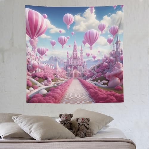 LCWWW Schloss Wandteppiche Poster Ornament Wandbehang Wandteppich Wanddeko Für Wohnzimmer Schlafzimmer Tapisserie 150×150cm LCWWW Schloss Wandteppiche Poster Ornament Wandbehang Wandteppich Wanddeko Für Wohnzimmer Schlafzimmer Tapisserie 150×150cm von LCWWW