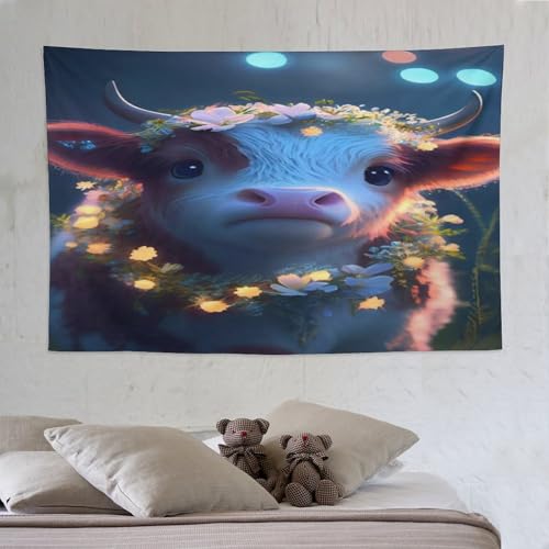 LCWWW The Kuh Wandteppiche Wandbehang Rechteckig Art Decor Drucken Gewebe Für Wohnzimmer Schlafzimmer Tapisserie 150×230cm LCWWW The Kuh Wandteppiche Wandbehang Rechteckig Art Decor Drucken Gewebe Für Wohnzimmer Schlafzimmer Tapisserie 150×230cm von LCWWW
