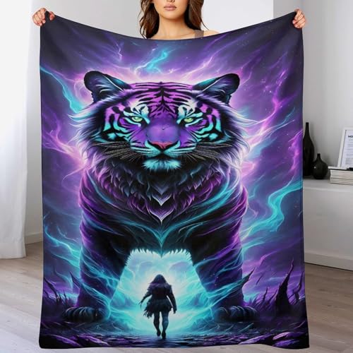 LCWWW Tiger Decke Wohndecke Dicke Sofadecke Couchdecke Weiche Fleecedecke Flannel Sofaüberwurf Tagesdecke Für Bett/Sofa 140×180cm LCWWW Tiger Decke Wohndecke Dicke Sofadecke Couchdecke Weiche Fleecedecke Flannel Sofaüberwurf Tagesdecke Für Bett/Sofa 140×180cm von LCWWW